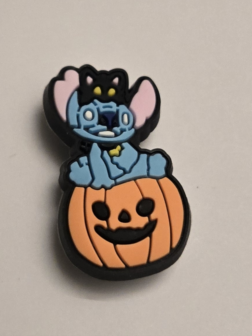 3/$10 Pumpkin Stitch Halloween Croc Charm